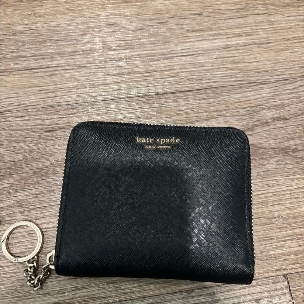 Kate Spade Black Zip Wallet